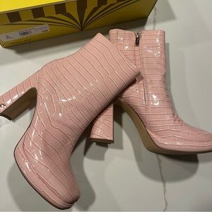 NIB Sam Edelman Freddie Croco Pink